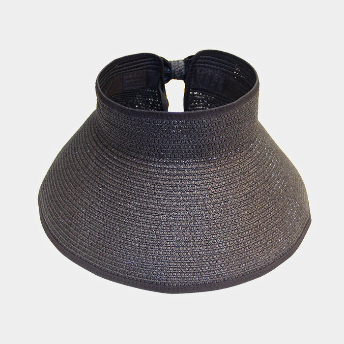 HATEGORY Roll Up Foldable Large Brim Sun Visor Hat