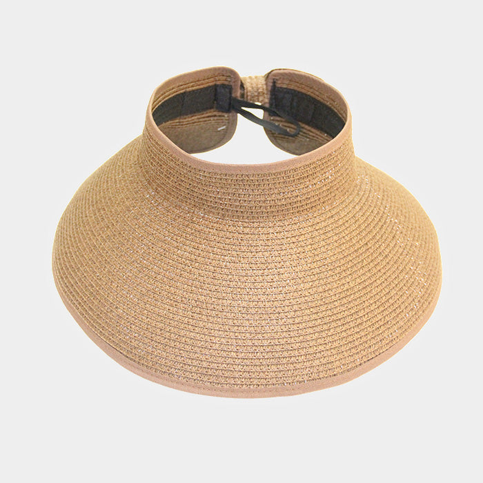HATEGORY Roll Up Foldable Large Brim Sun Visor Hat
