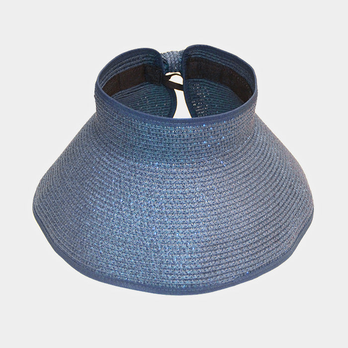 HATEGORY Roll Up Foldable Large Brim Sun Visor Hat