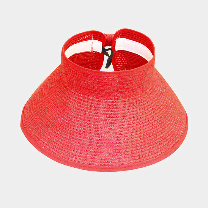 HATEGORY Roll Up Foldable Large Brim Sun Visor Hat