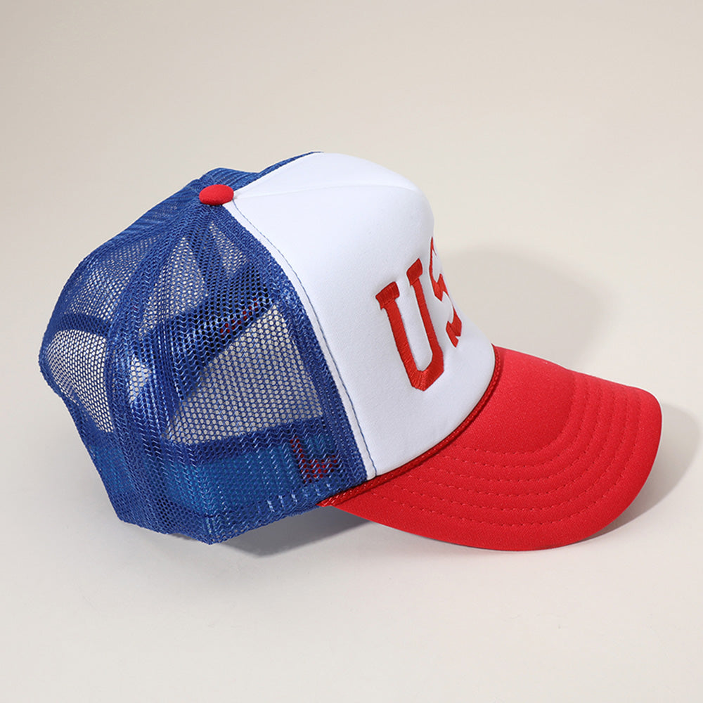 HATEGORY USA Embroidered Mesh Back Trucker Cap