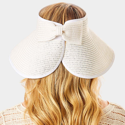 HATEGORY Roll Up Foldable Large Brim Sun Visor Hat