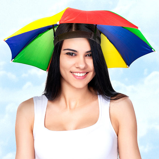 HATEGORY Rainbow Umbrella Hat