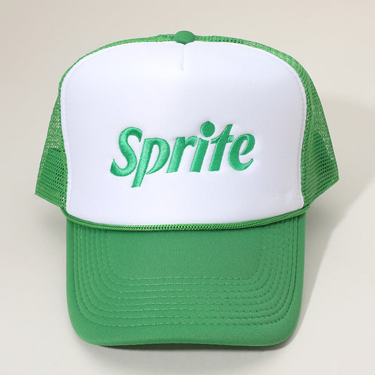 HATEGORY SPRITE Message Embroidered Mesh Back Trucker Cap