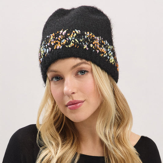 HATEGORY Confetti Solid Winter Beanie Hat