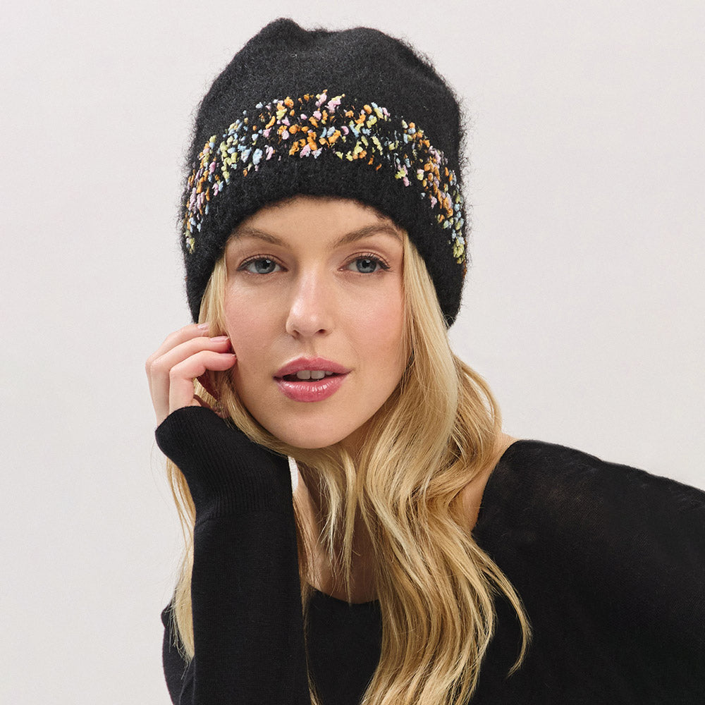 HATEGORY Confetti Solid Winter Beanie Hat