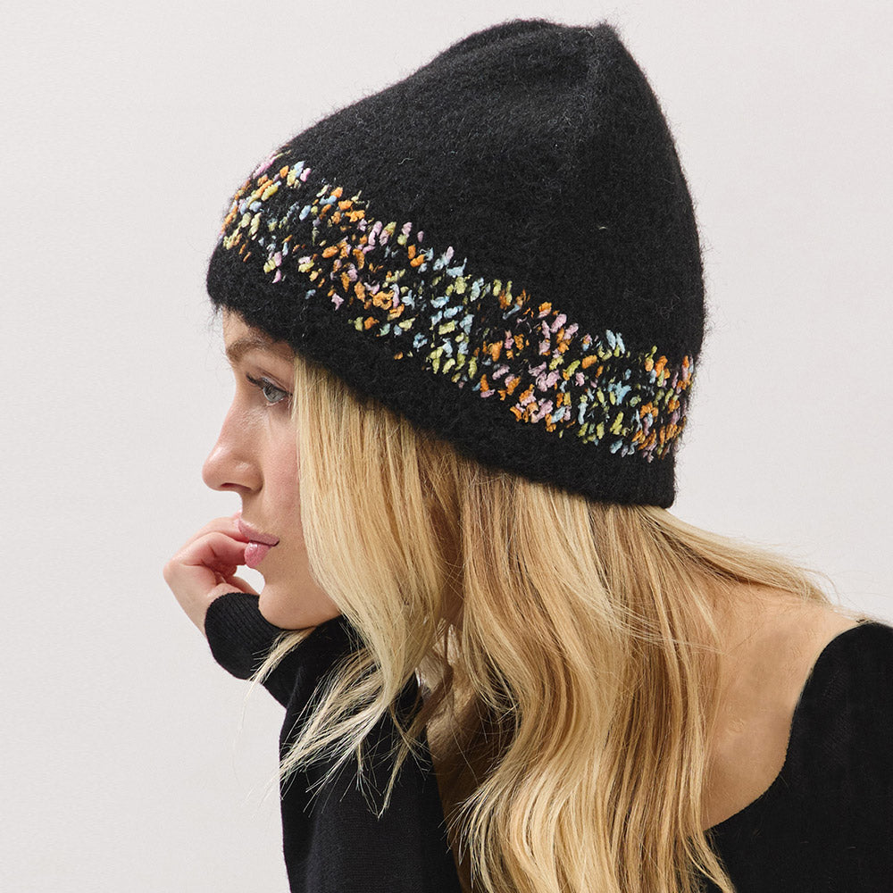 HATEGORY Confetti Solid Winter Beanie Hat