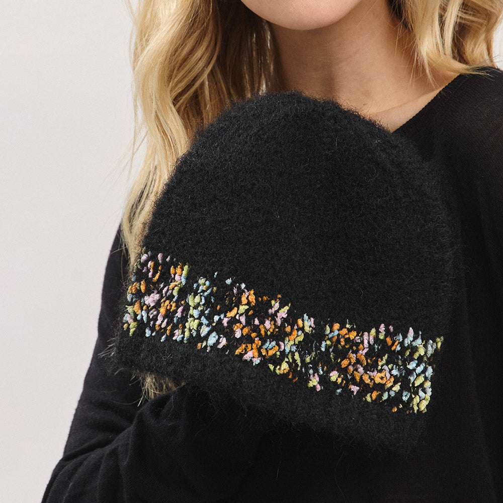 HATEGORY Confetti Solid Winter Beanie Hat