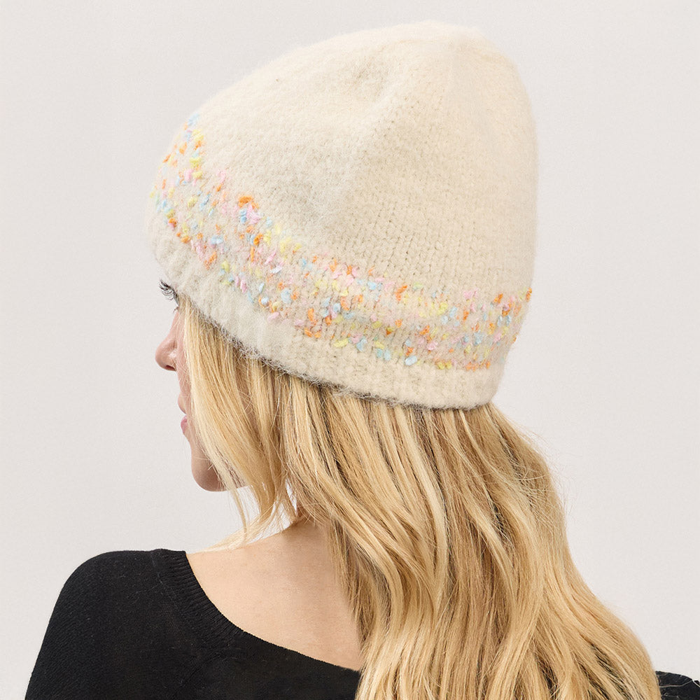 HATEGORY Confetti Solid Winter Beanie Hat