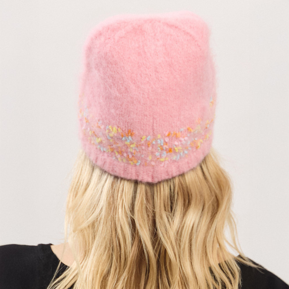 HATEGORY Confetti Solid Winter Beanie Hat
