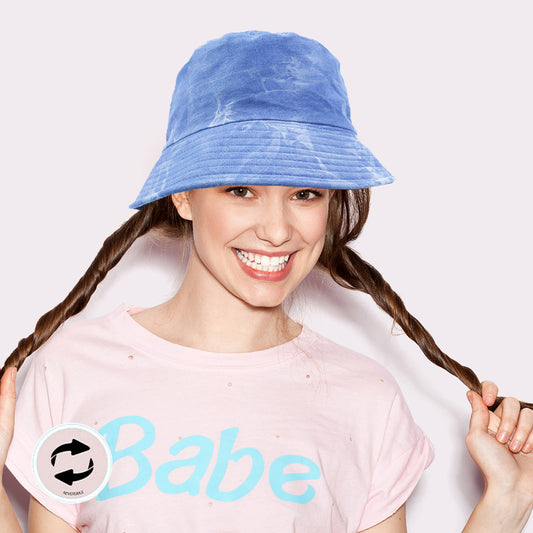 HATEGORY Reversible Tie Dye Bucket Hat