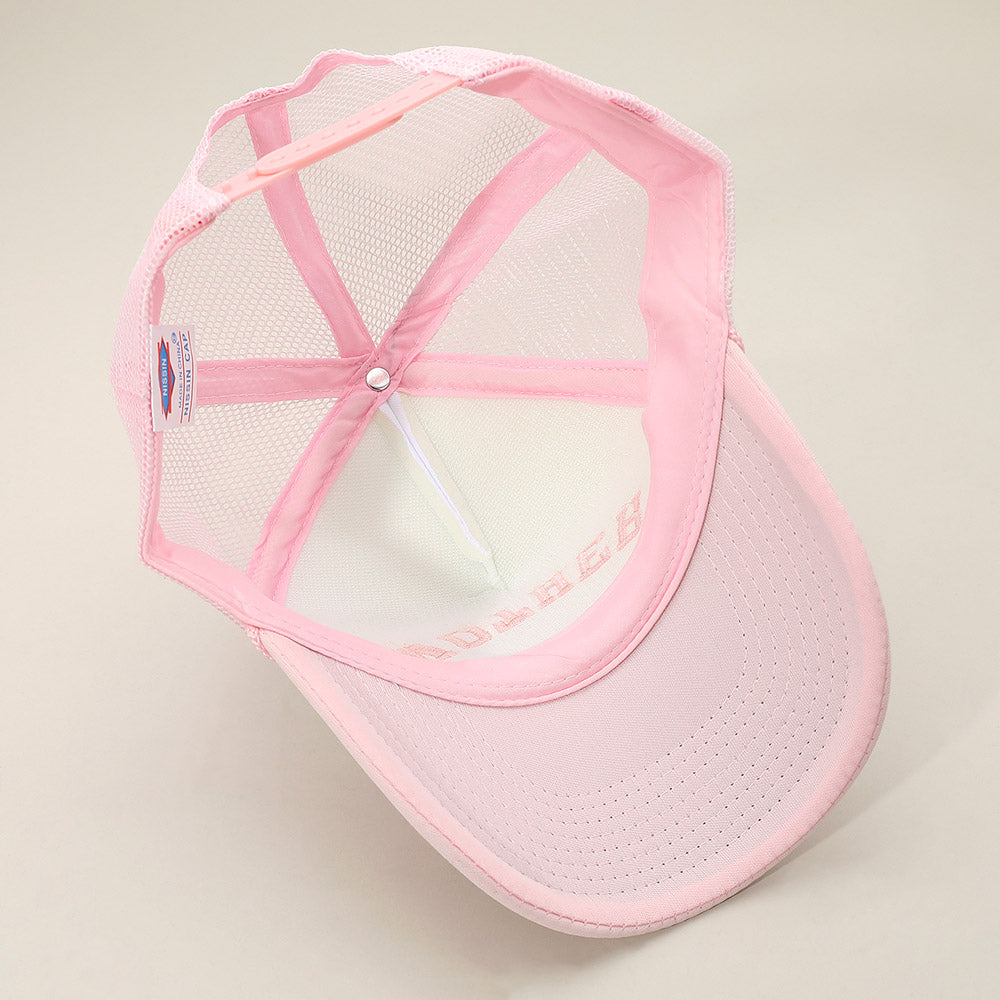 HATEGORY Upside Down MOTHER Embroidered Mesh Back Trucker Hat