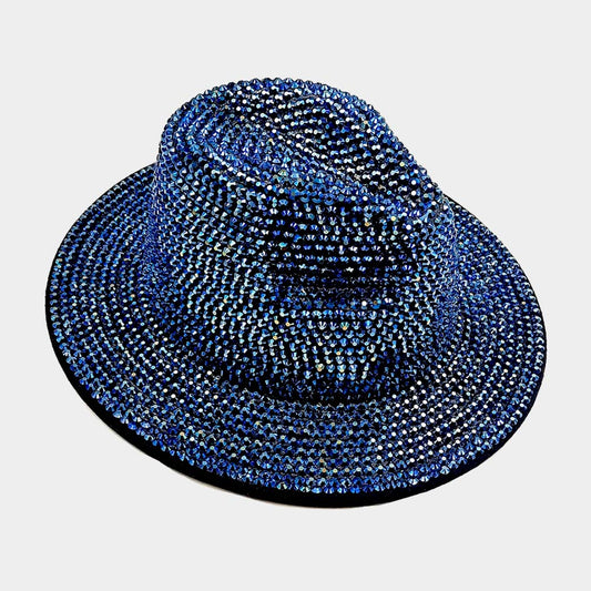 HATEGORY Bling Studded Panama Hat