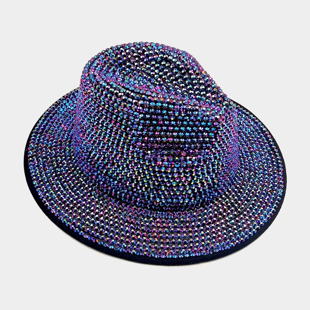 HATEGORY Bling Studded Panama Hat