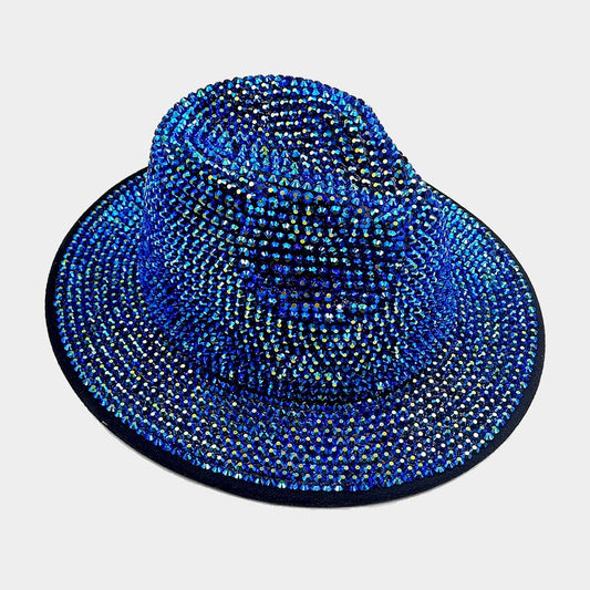 HATEGORY Bling Studded Panama Hat