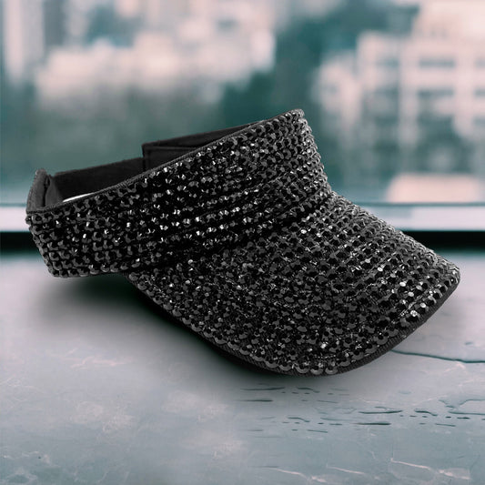 HATEGORY Bling Studded Visor Hat