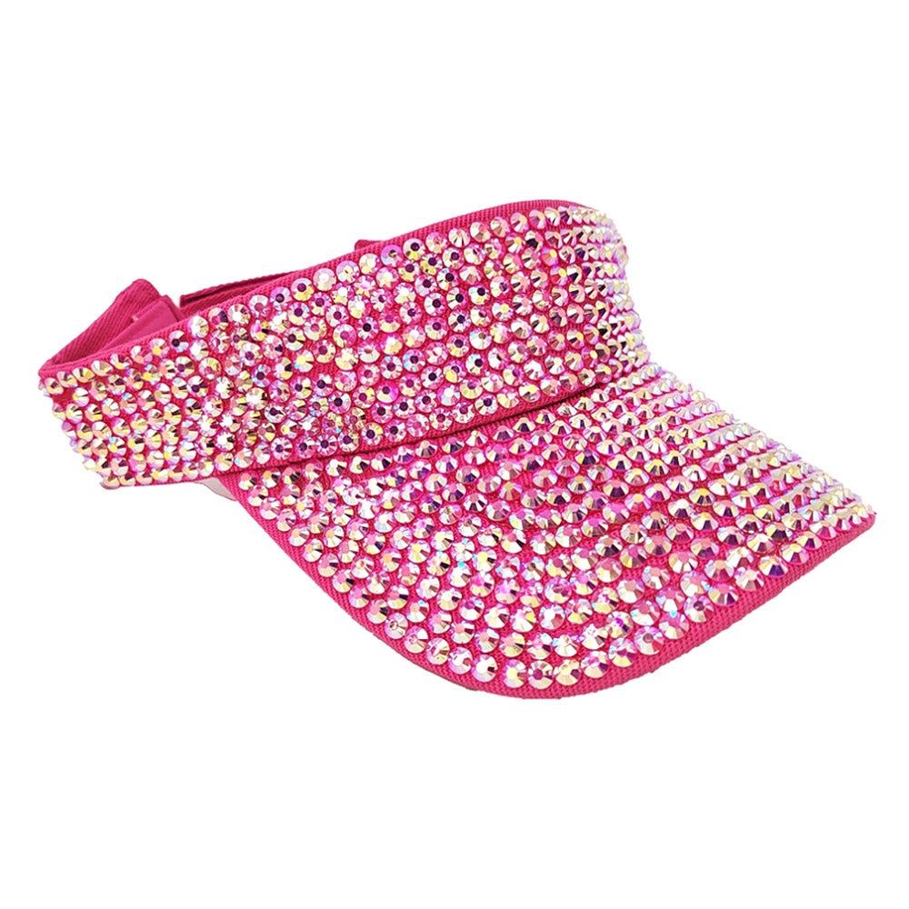 HATEGORY Bling Studded Visor Hat