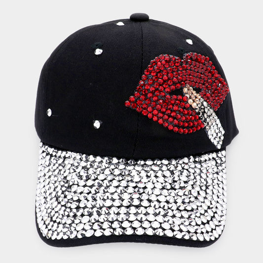 HATEGORY Bling Lips Baseball Cap