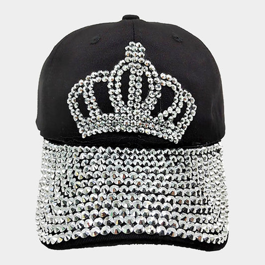 HATEGORY Bling Crown Baseball Cap
