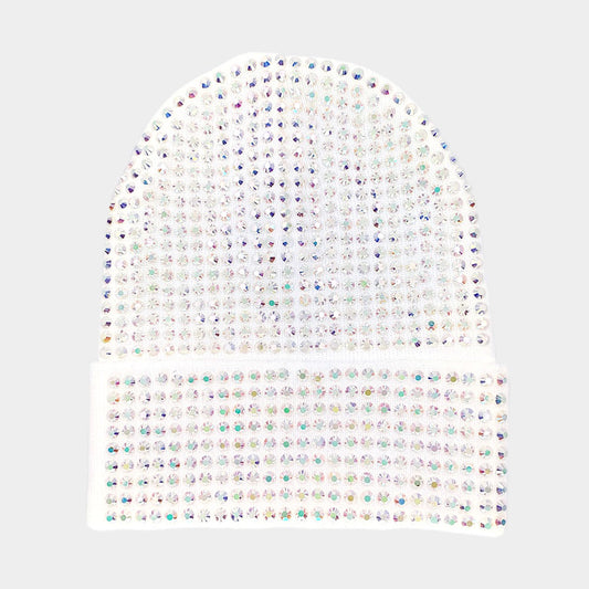 HATEGORY Bling Studded Beanie Hat