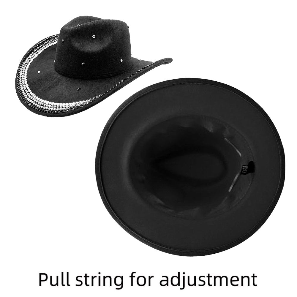 HATEGORY Bling Studded Cowboy Western Hat
