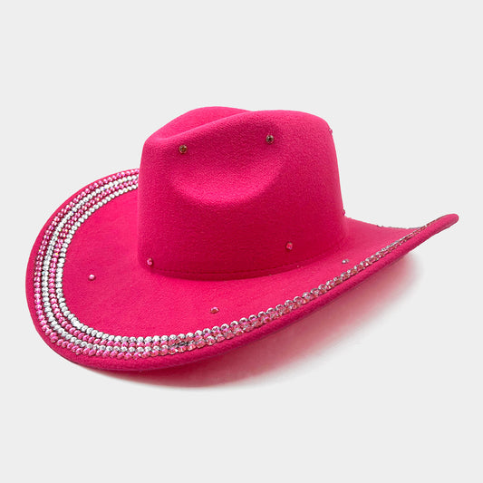 HATEGORY Bling Studded Cowboy Western Hat