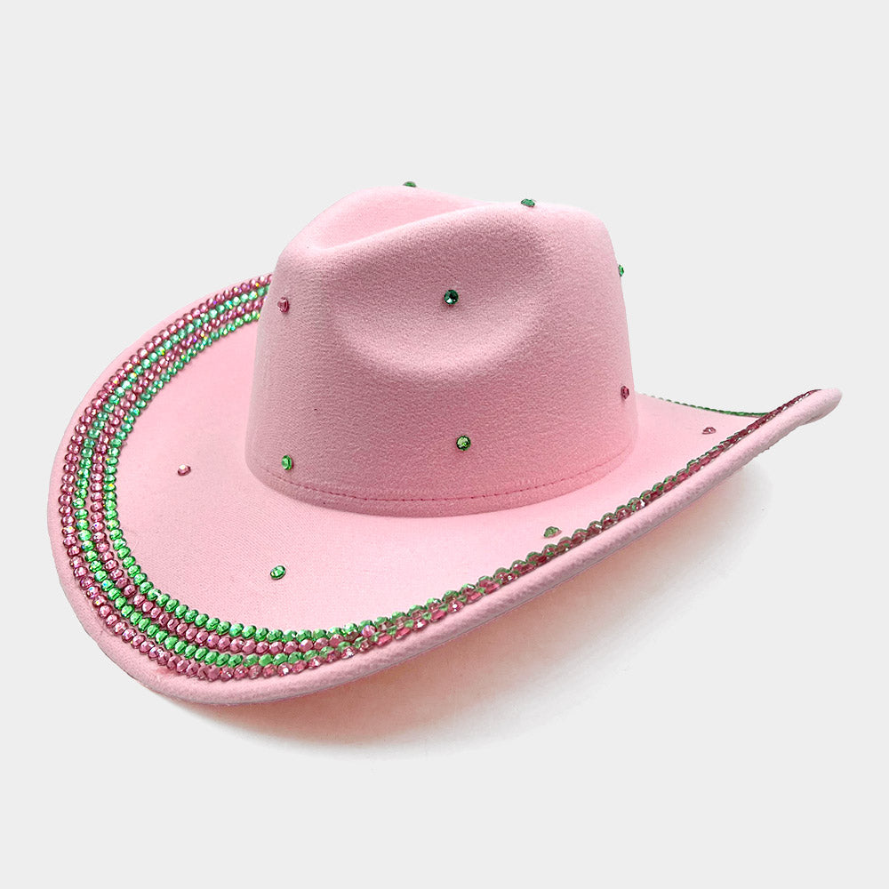 HATEGORY Bling Studded Cowboy Western Hat