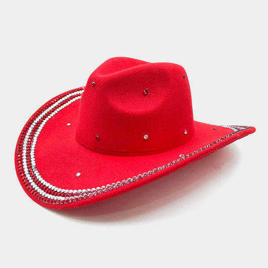 HATEGORY Bling Studded Cowboy Western Hat
