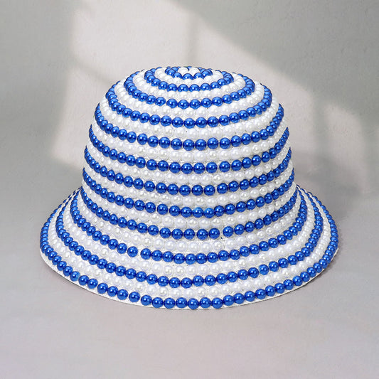 HATEGORY Pearl Embellished Bucket Hat