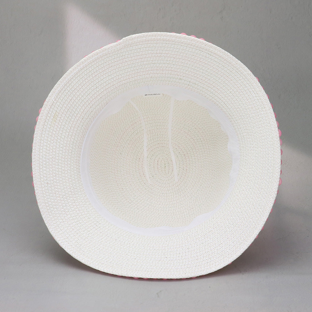 HATEGORY Pearl Embellished Bucket Hat