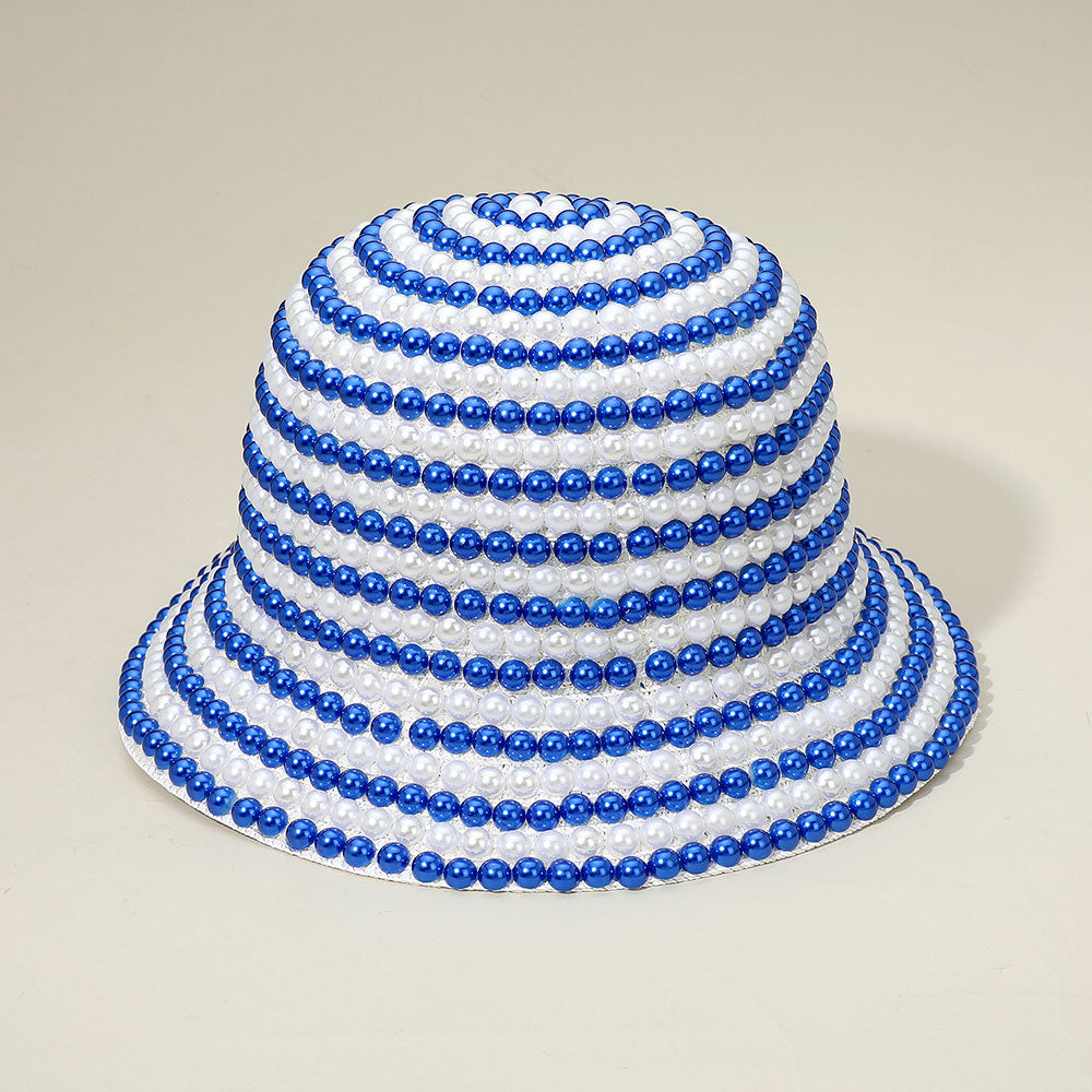 HATEGORY Pearl Embellished Bucket Hat