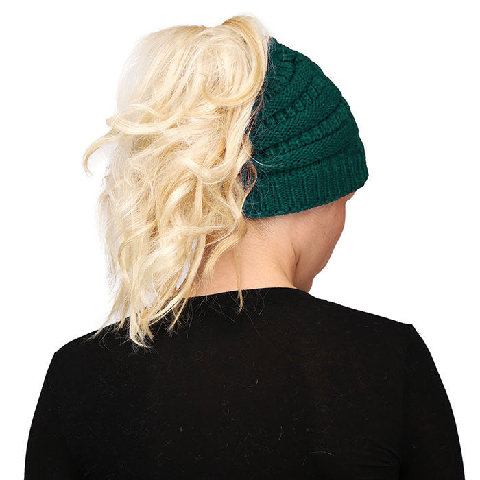 HATEGORY Multi Color Sprinkled Hole Knitted Beanie Hat