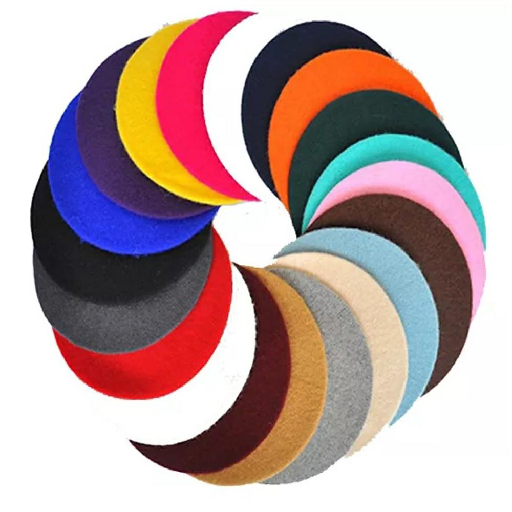 HATEGORY Solid Beret Hat
