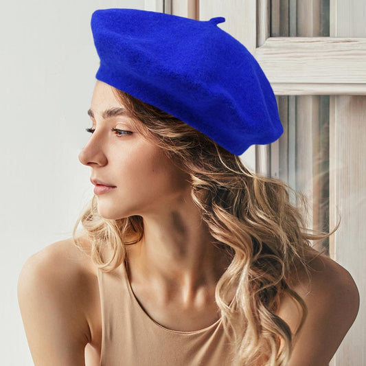 HATEGORY Solid Beret Hat