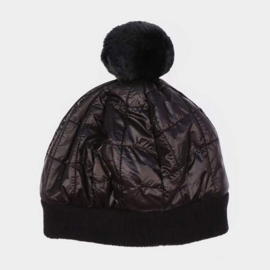 HATEGORY Padded Puffer Beanie Hat
