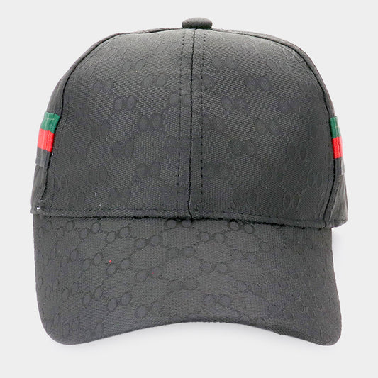 HATEGORY Color Block Detailed Patterned Baseball Cap