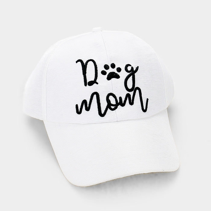 HATEGORY "Dog mom" Slogan Baseball Cap