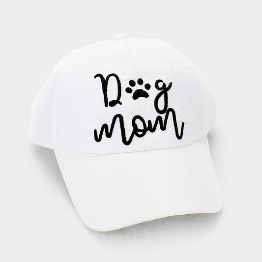 HATEGORY "Dog mom" Slogan Baseball Cap
