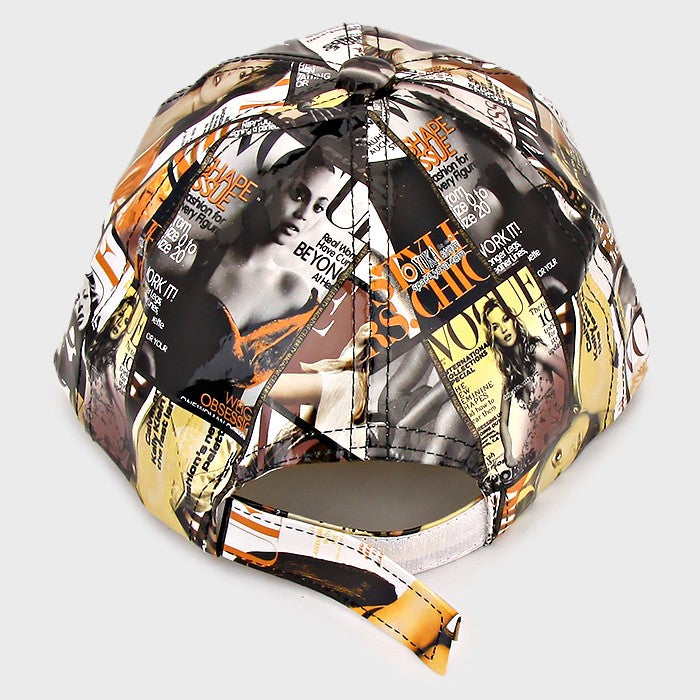 HATEGORY Magazine Print Cap