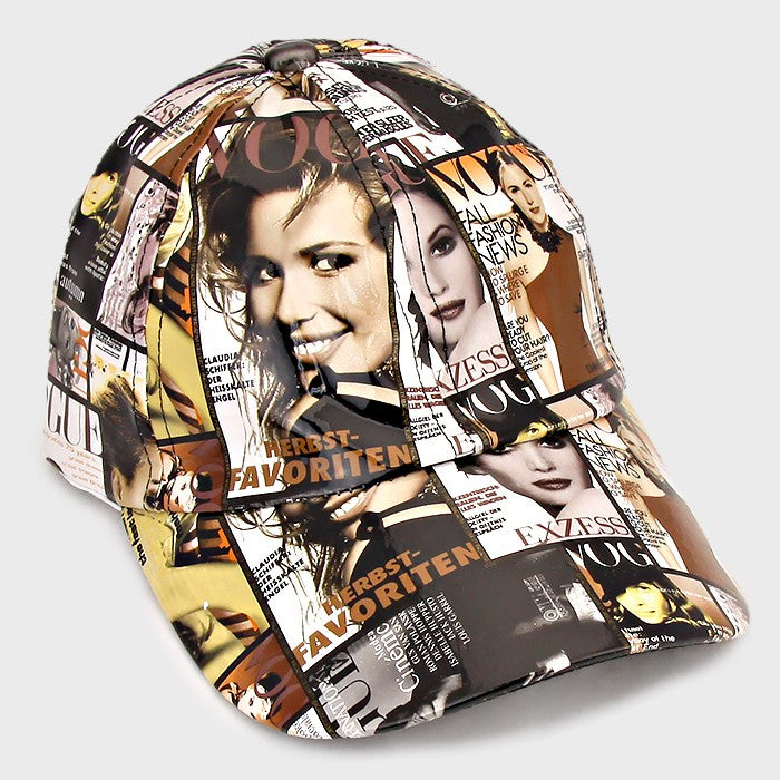 HATEGORY Magazine Print Cap