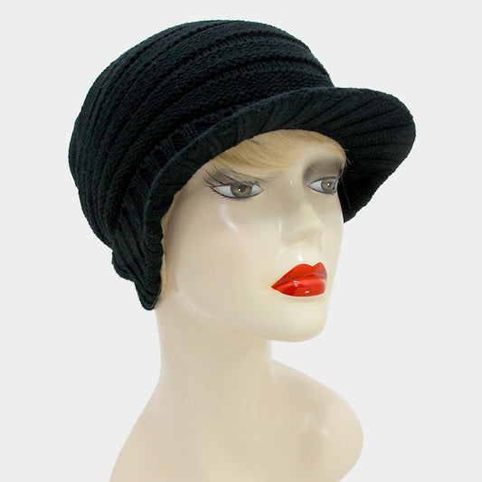 HATEGORY Knit visor hat