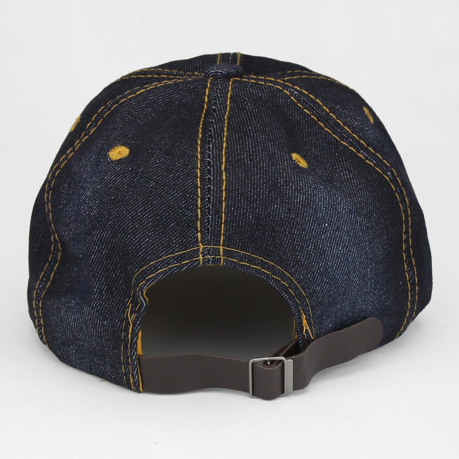 HATEGORY Mask Embedded Bling Denim Cap