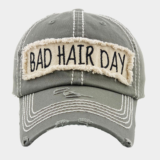 HATEGORY Bad Hair Day Vintage Baseball Cap