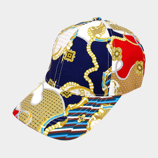 HATEGORY Chain Patterned Baseball Cap