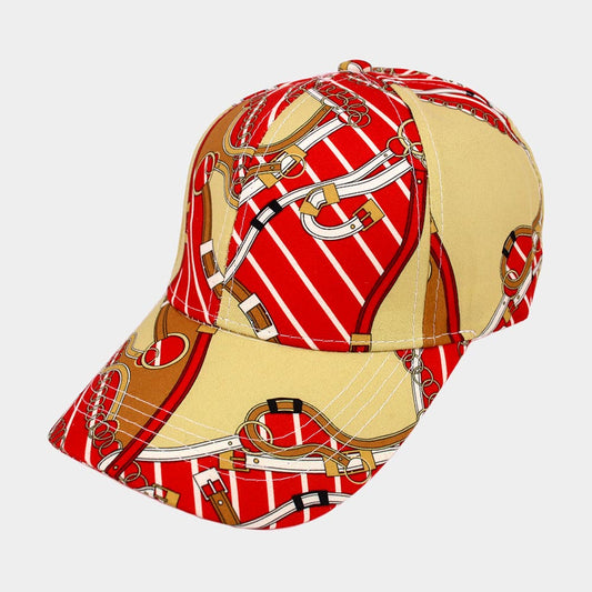 HATEGORY Chain Patterned Baseball Cap