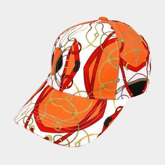 HATEGORY Chain Patterned Baseball Cap