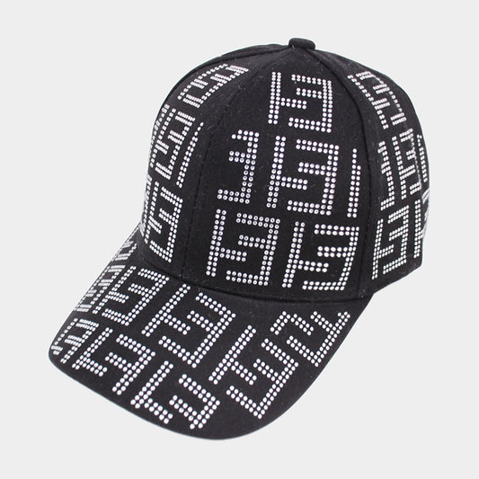 HATEGORY Bling Patterned Baseball Cap
