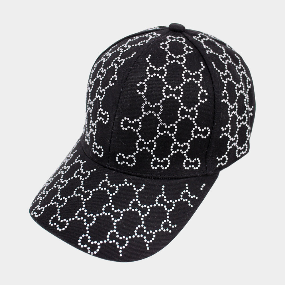 HATEGORY Bling Patterned Baseball Cap