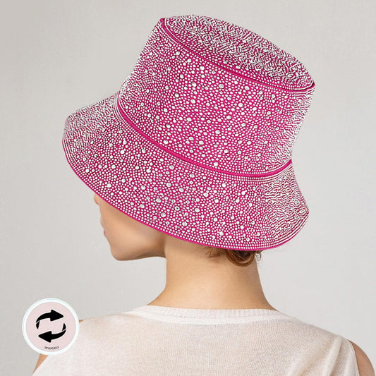 HATEGORY Reversible Bling Bucket Hat