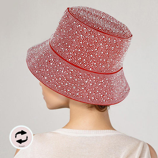 HATEGORY Reversible Bling Bucket Hat
